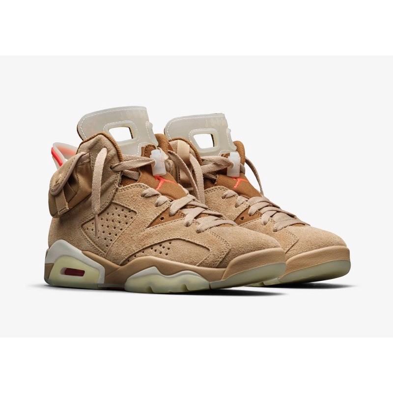 Pre Order Travis Scott Air Jordan 6 Retro British Khaki Men s