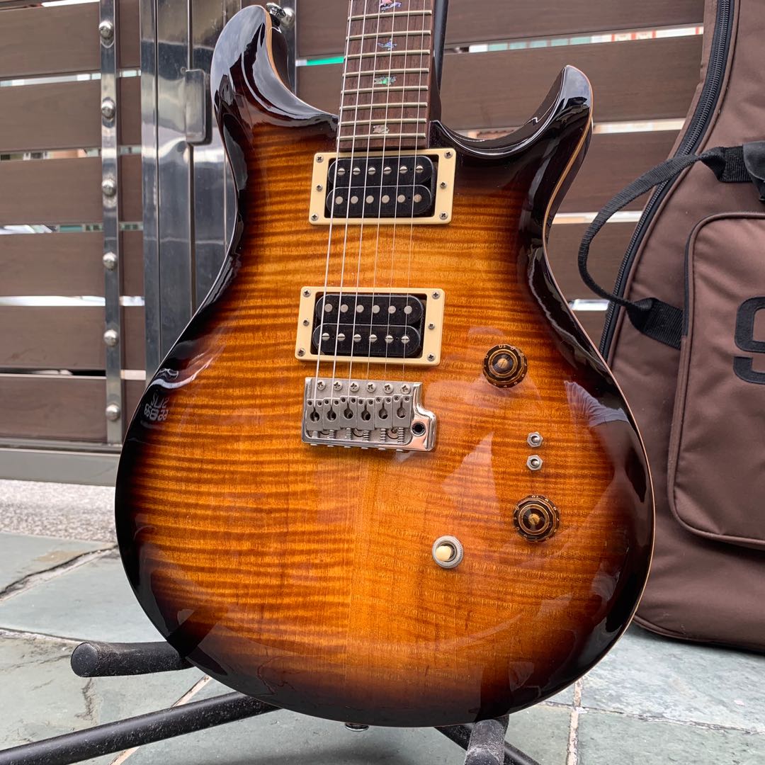 Prs 35th anniversary se online custom 24 black gold burst