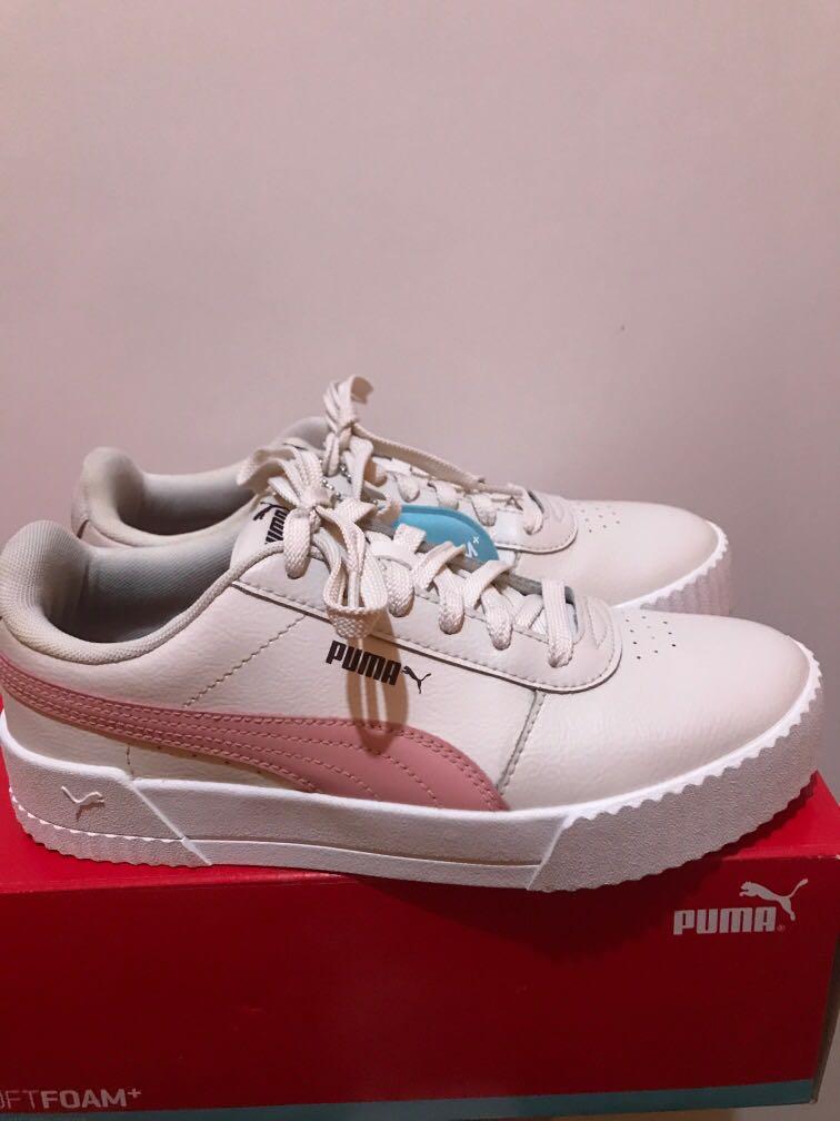 Puma carina deals pastel parchment/bridal rose