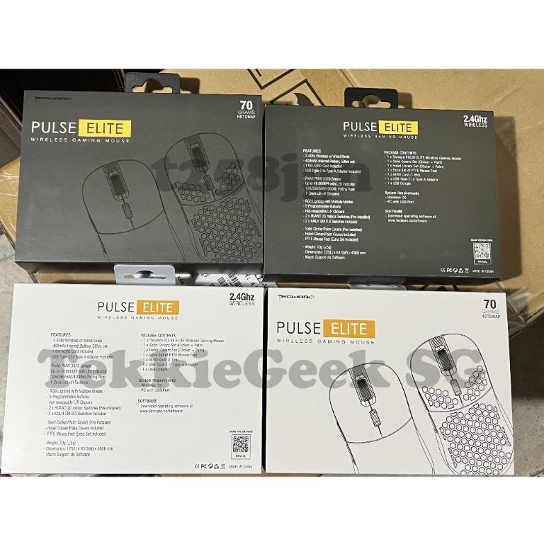 [CNY PROMO - READ DESCRIPTIONS] TECWARE PULSE ELITE WIRELESS (PixArt ...