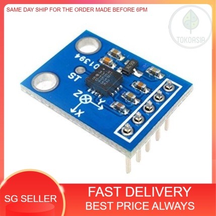 2 Sensori Accelerometro GY-61 ADXL335 - 3 Assi Uscita Analogica Per Arduino E Progetti Elettronici - Foto 6