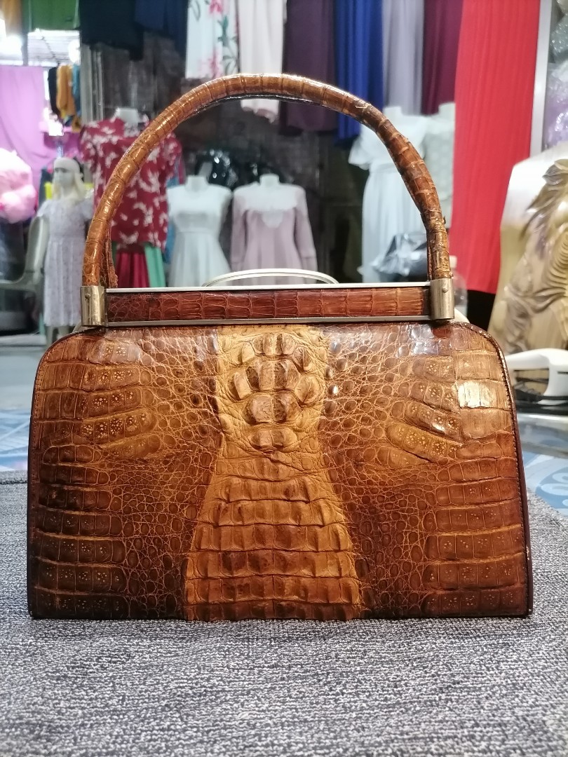 Bag on sale crocodile skin