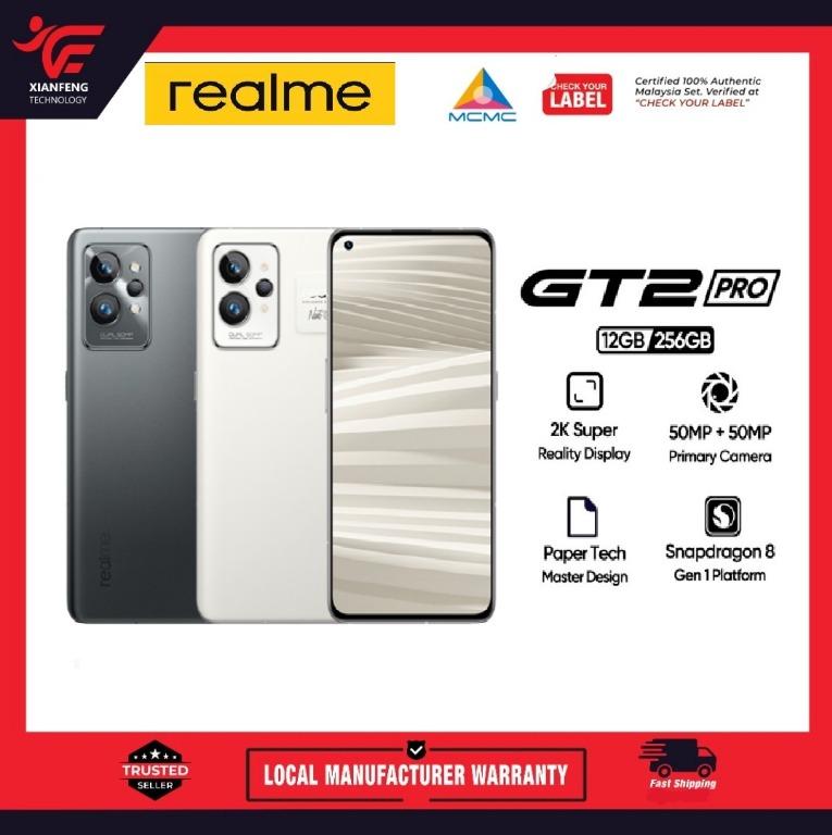 Realme GT2 Pro | 5G (12GB + 256GB) - Original Malaysia Set