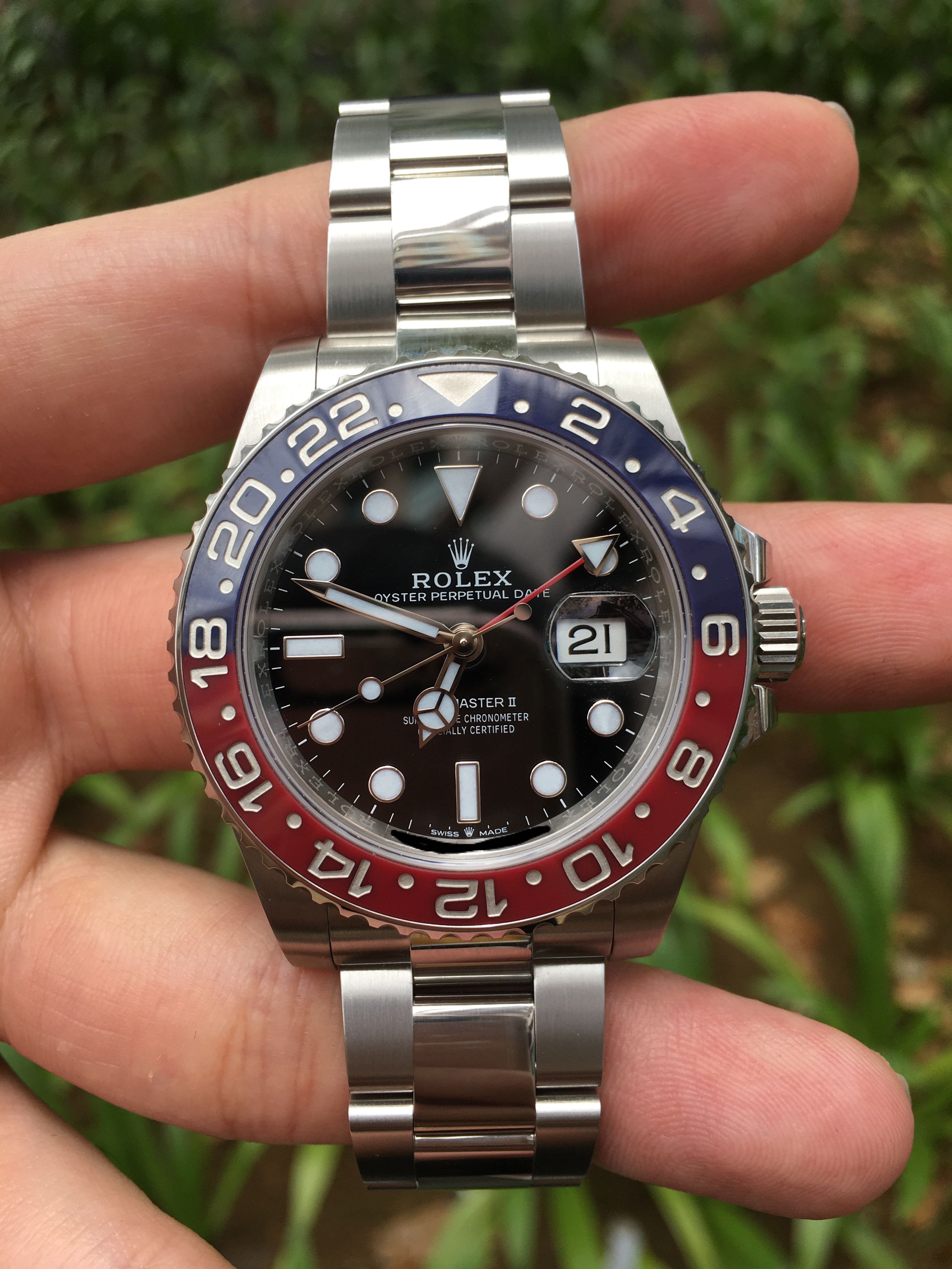 Rolex GMT Master II 126710BLRO, Luxury 