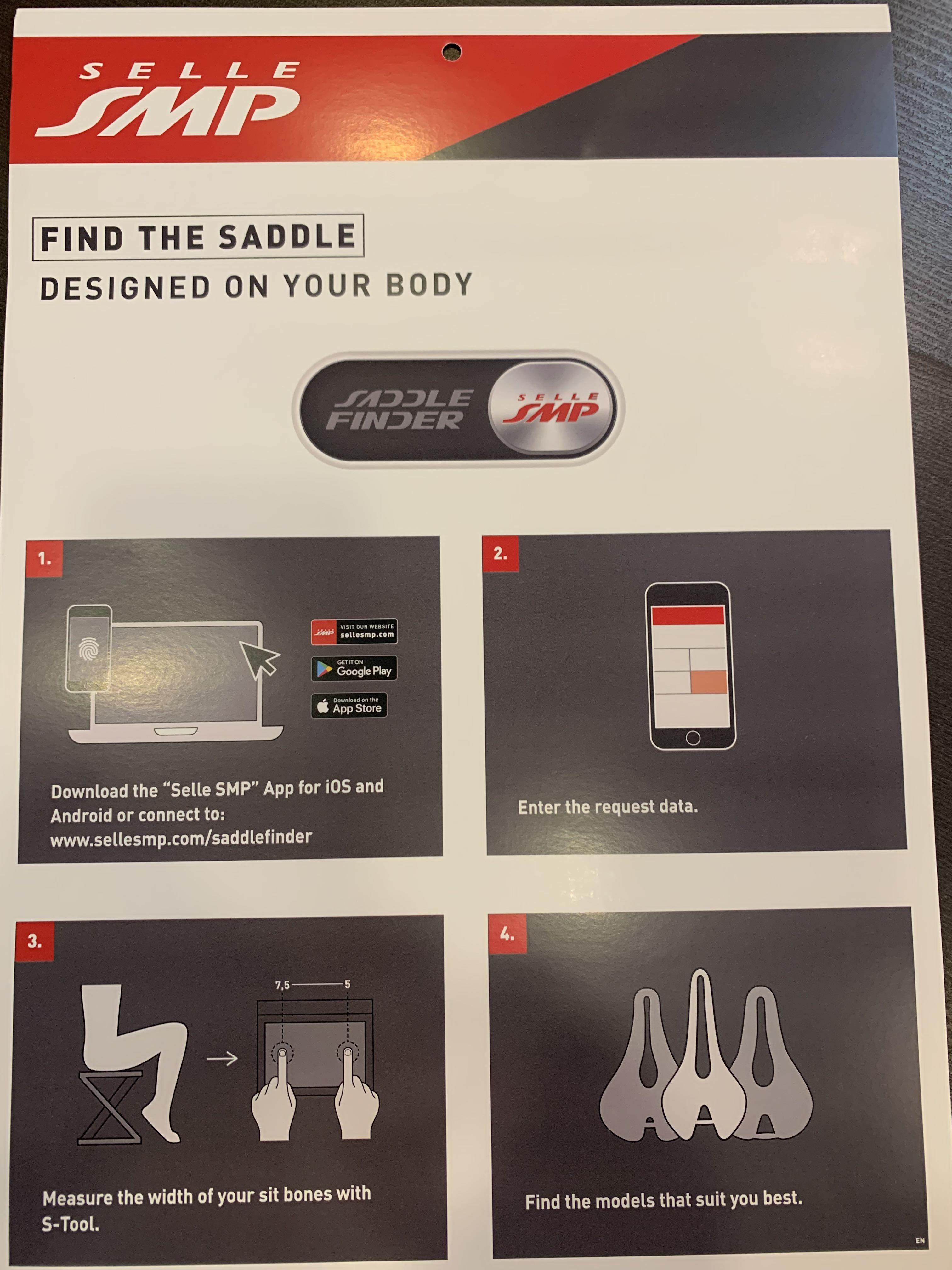 Specialized saddle finder clearance