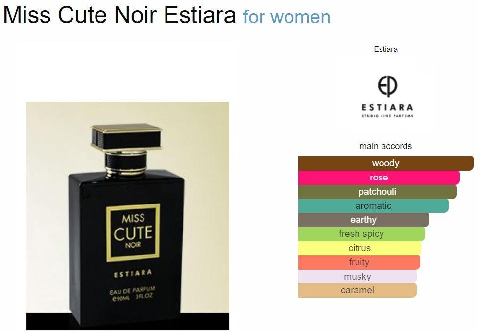 Miss cute noir perfume shop