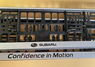 Subaru Car Plate Holders