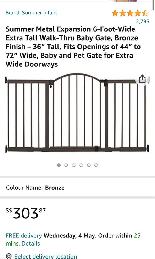 summer infant extra tall