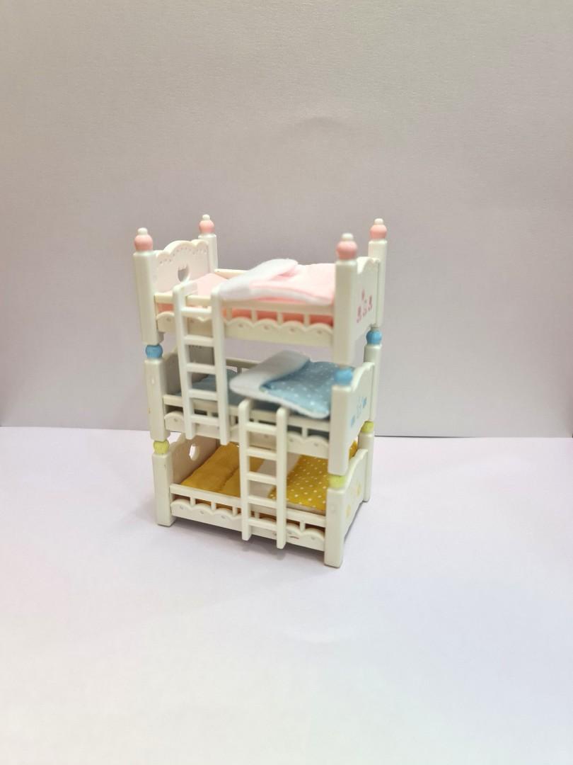 New Sylvanian Families doll Baby Bunk bed Set / Calico Critters