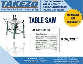 TABLE SAW (MTS-3150)
