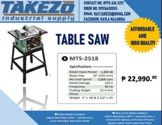 TABLE SAW (MTS-518)