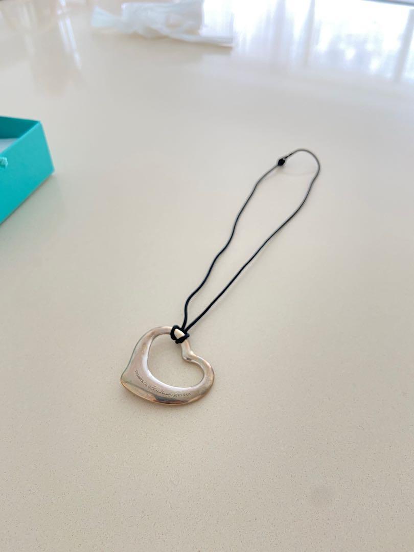 Tiffany Open Heart necklace 925 Silver 