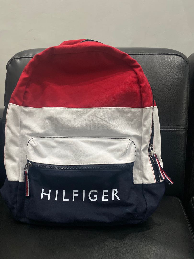 Tommy Hilfiger Backpack, Men's Fashion, Bags, Backpacks on Carousell