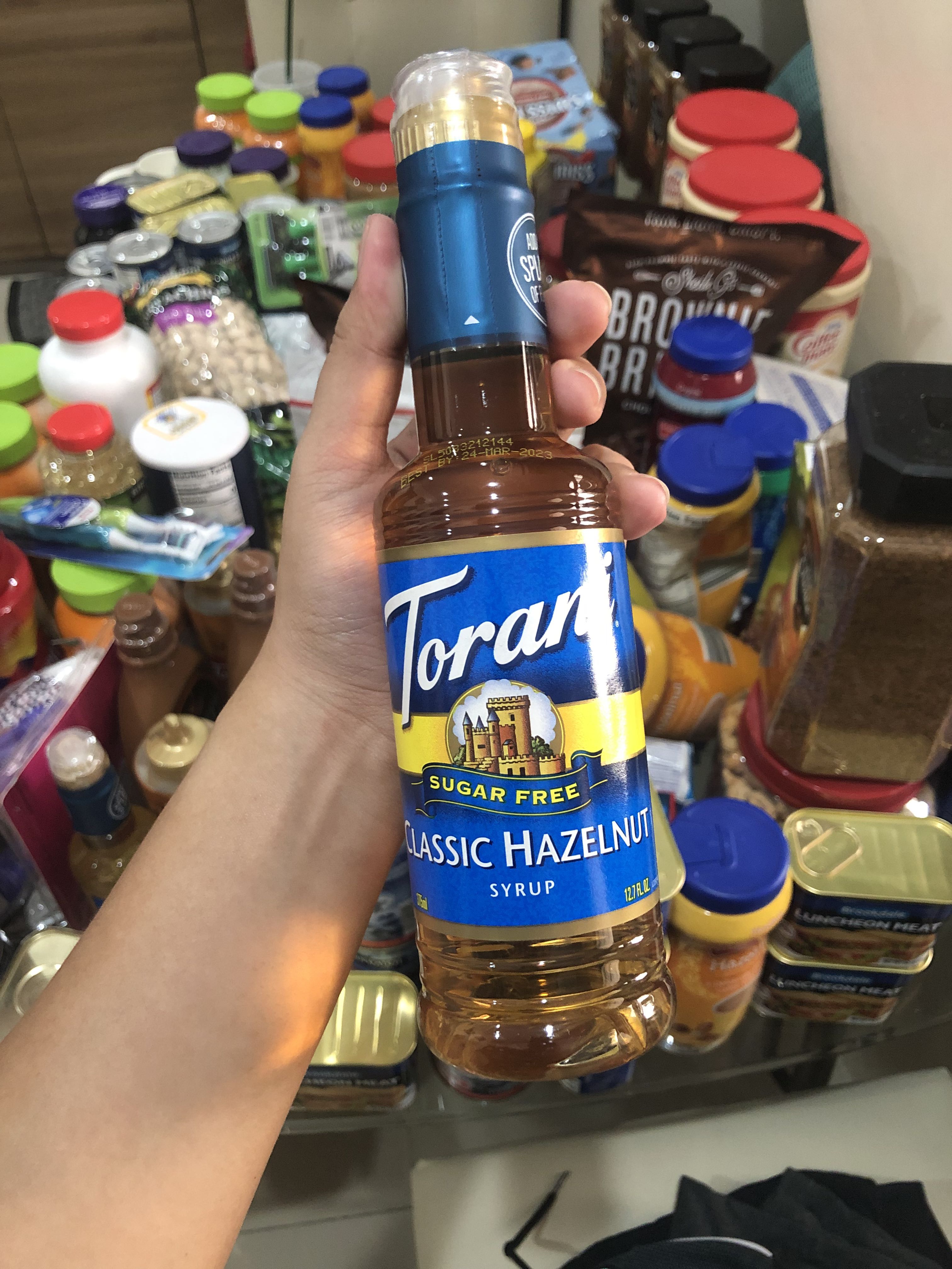 Torani Classic Hazelnut (sugar free) 375 ml, Food & Drinks, Beverages