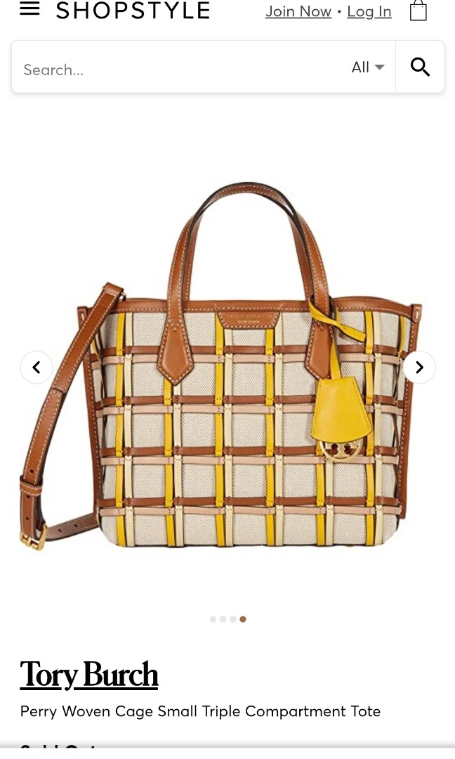 Brand New Tory Burch Perry Woven Small Triple Compartment Tote Bag, Women's  Fashion, Bags & Wallets, Tote Bags on Carousell