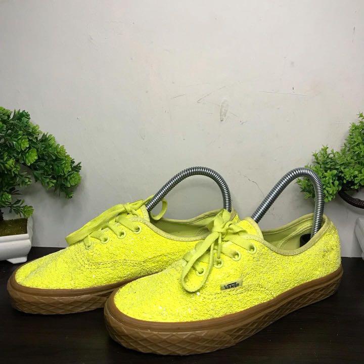 Vans Ice Cream Glitter Green Low Top Women s Shoes Second