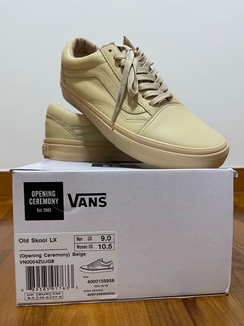 Opening ceremony vans beige hotsell