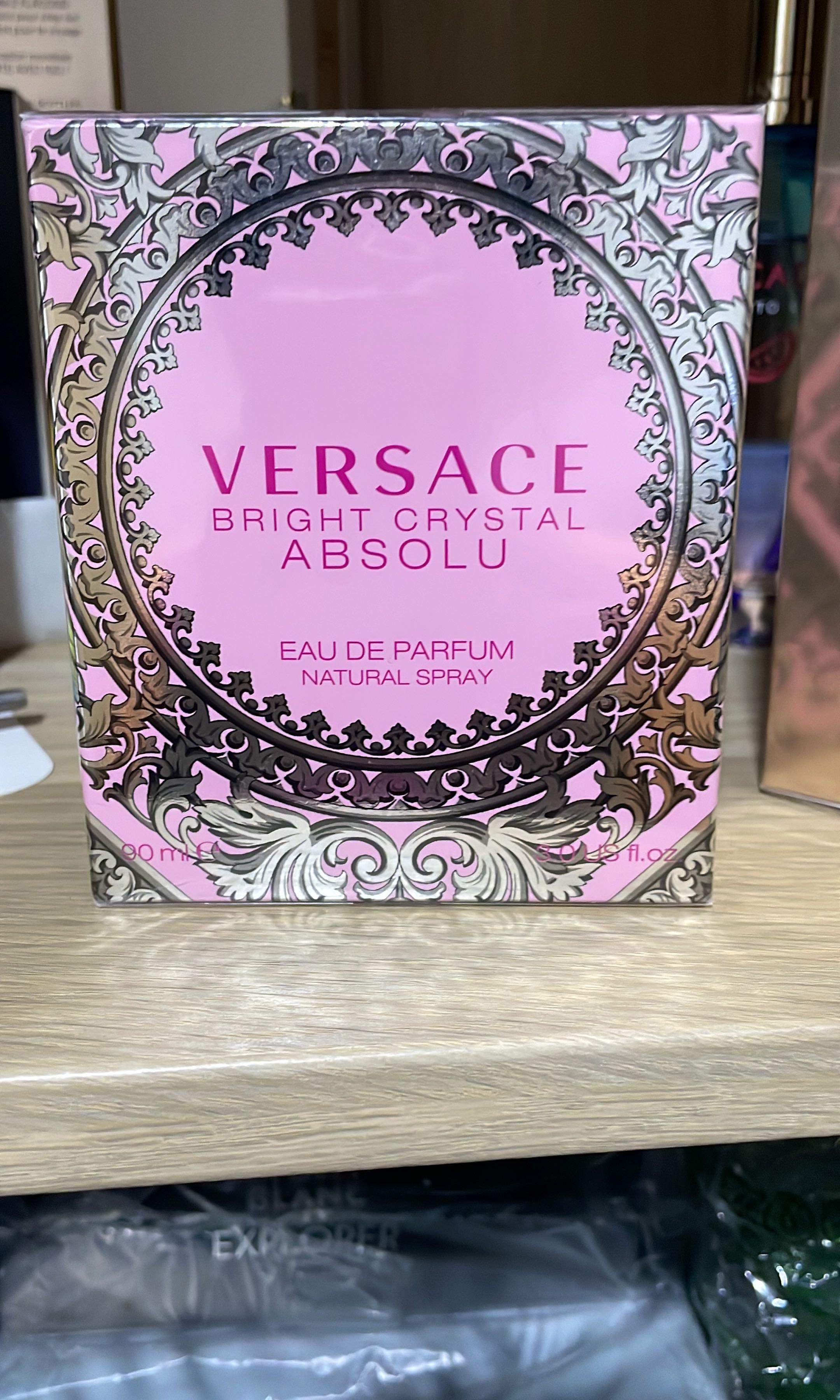 Versace Bright Crystal Absolu 90ml EDP perfume, Beauty & Personal Care,  Fragrance & Deodorants on Carousell