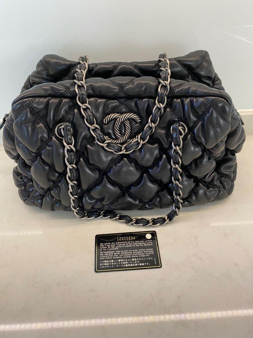 Like new Chanel black Bubble bag, Luxury, Bags & Wallets on Carousell