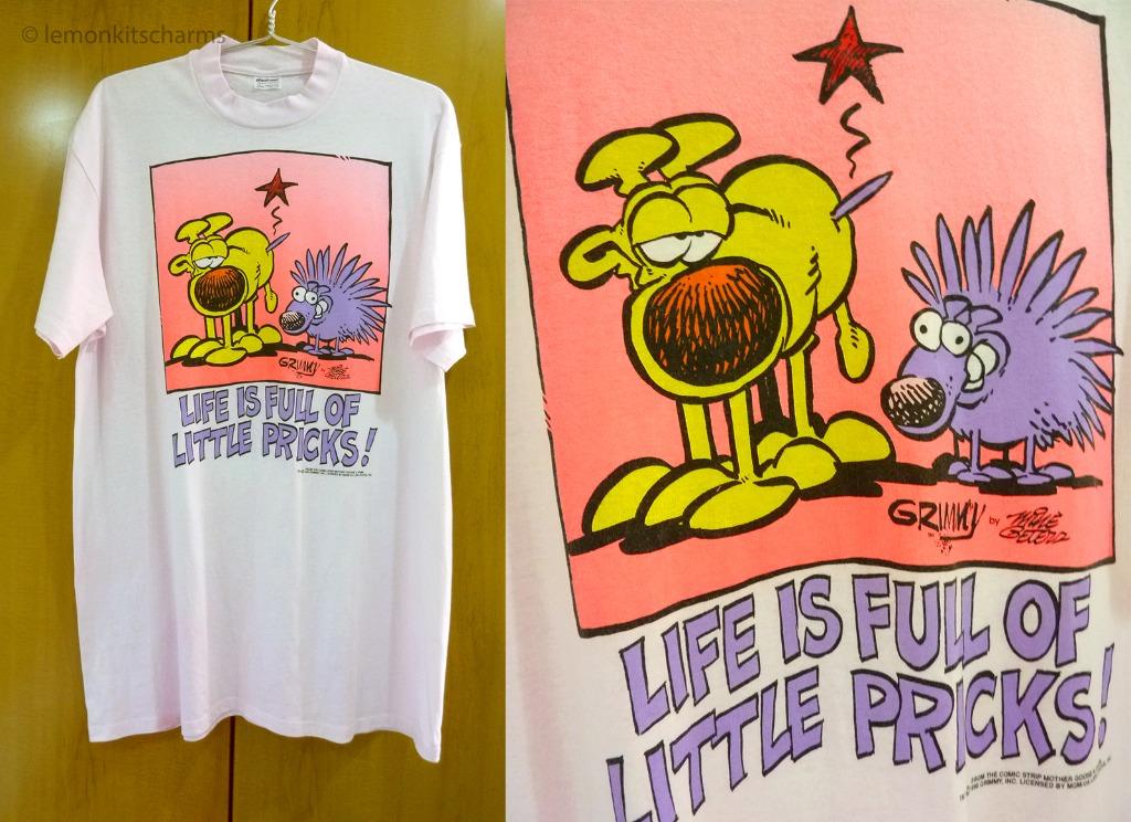 VINTAGE 1990 Mother Goose\u0026Grimm Tee - Tシャツ/カットソー(半袖