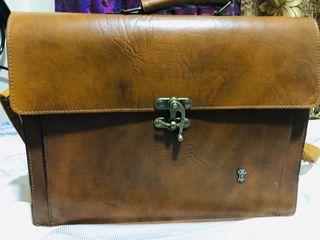 Vintage Genuine Leather Document Bag
