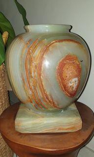 SALE! Vintage Onyx Vase with Base (Negotiable)