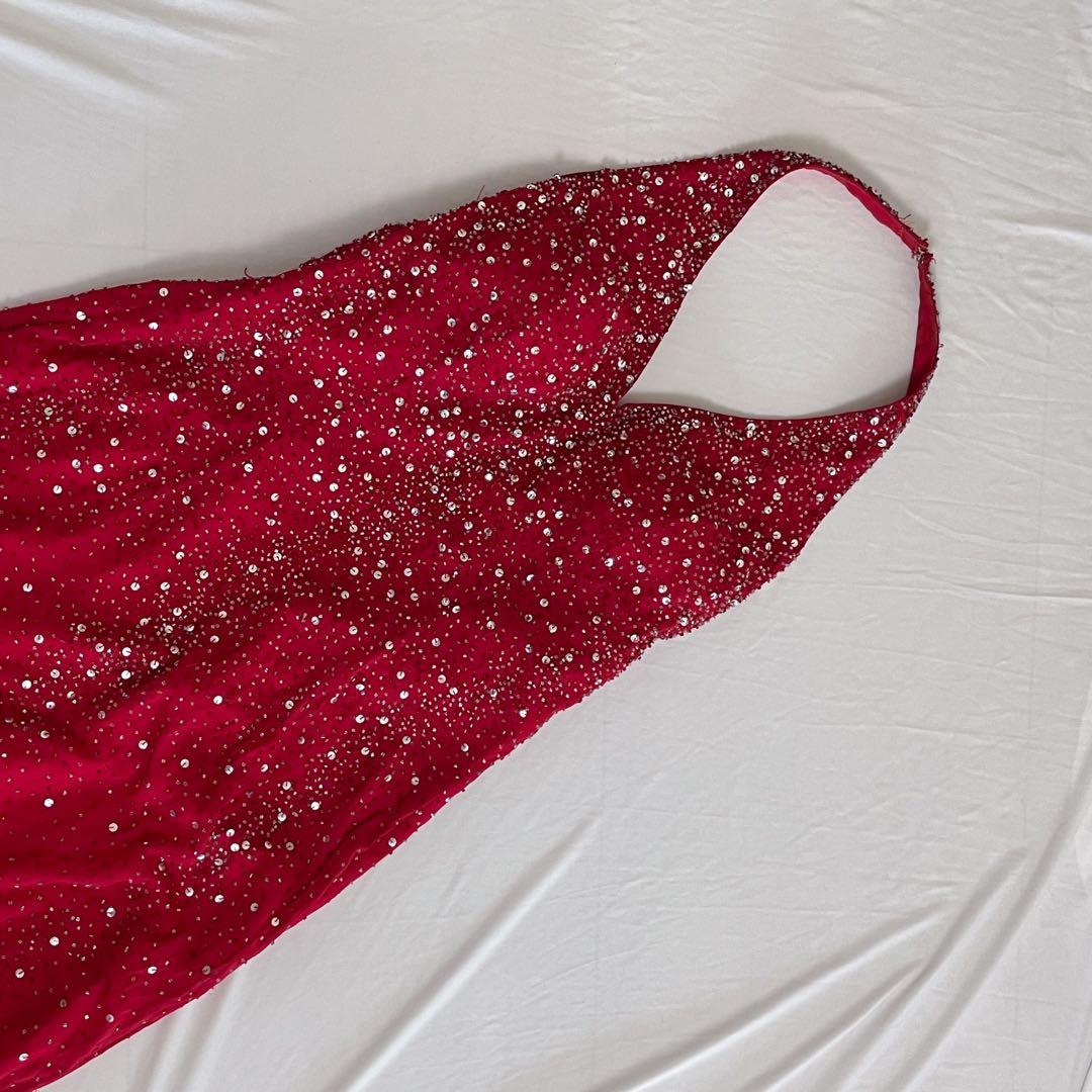 Red vintage halter dress cheap