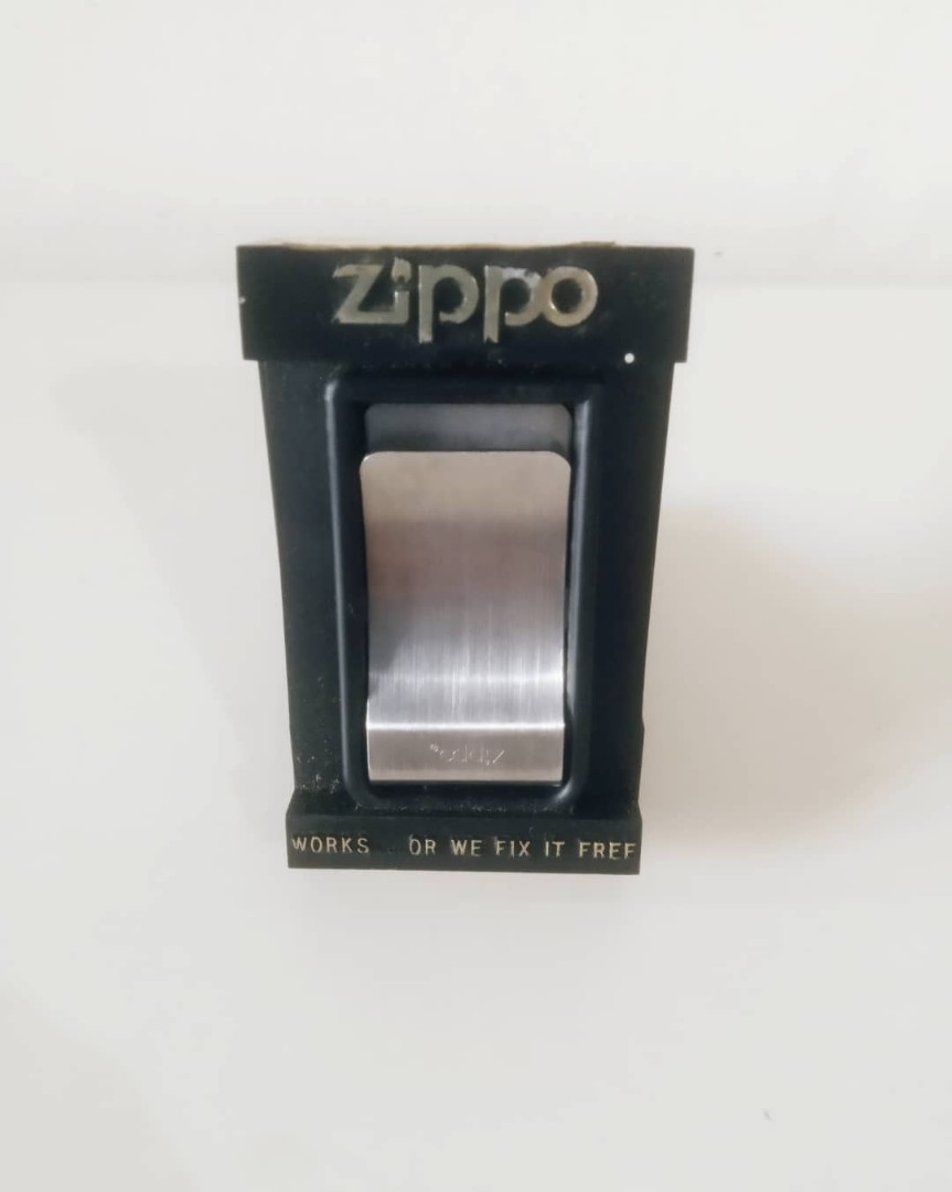 Vintage Zippo Money Clip, Antik, Pajangan di Carousell