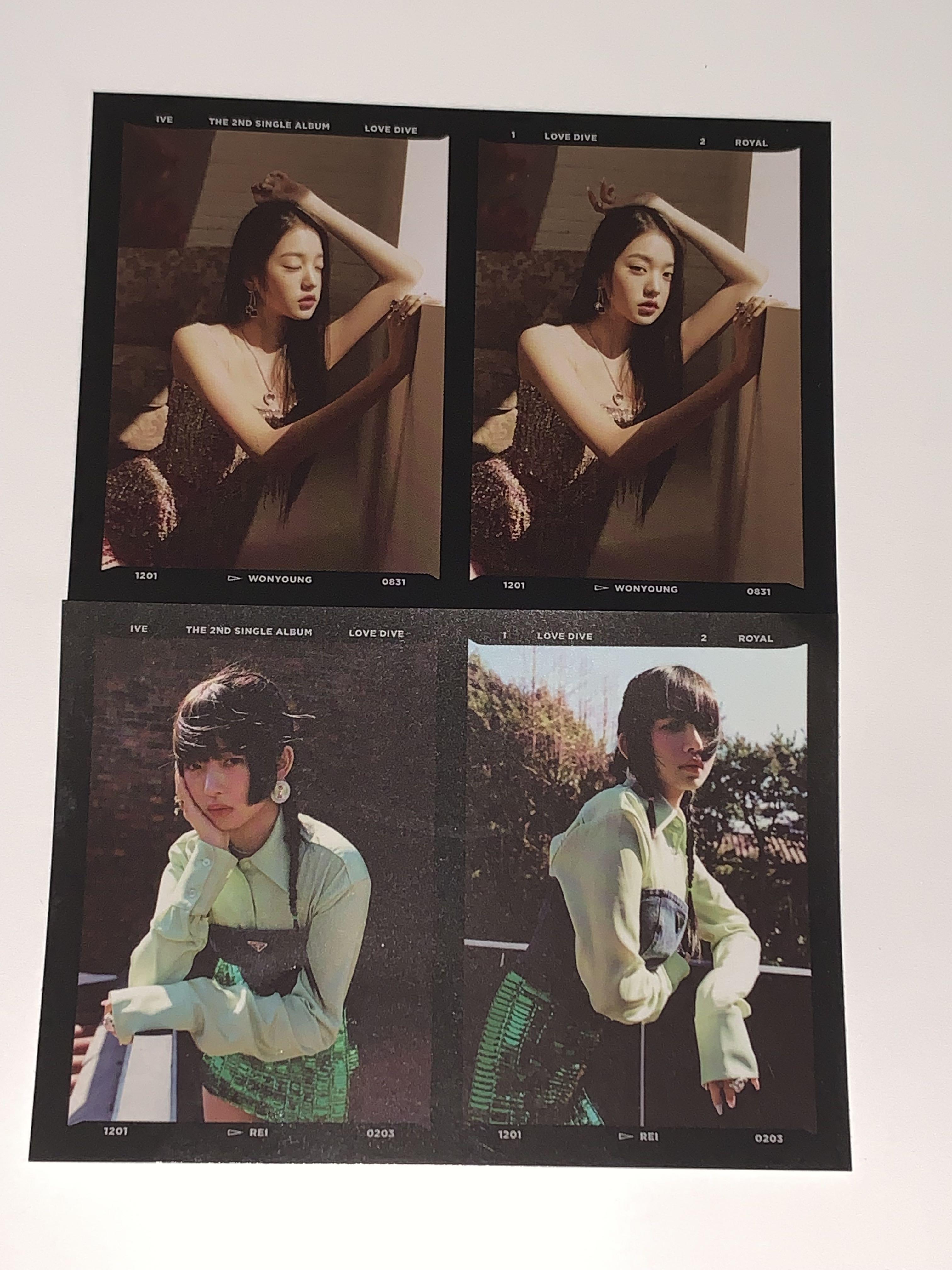 wts ive rei jewel case wonyoung rei 2 cut photo yujin pc leeseo liz mini poster, Hobbies & Toys