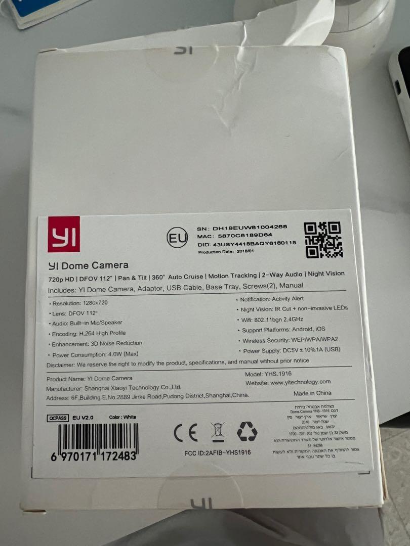 Yi dome camera 720p manual new arrivals