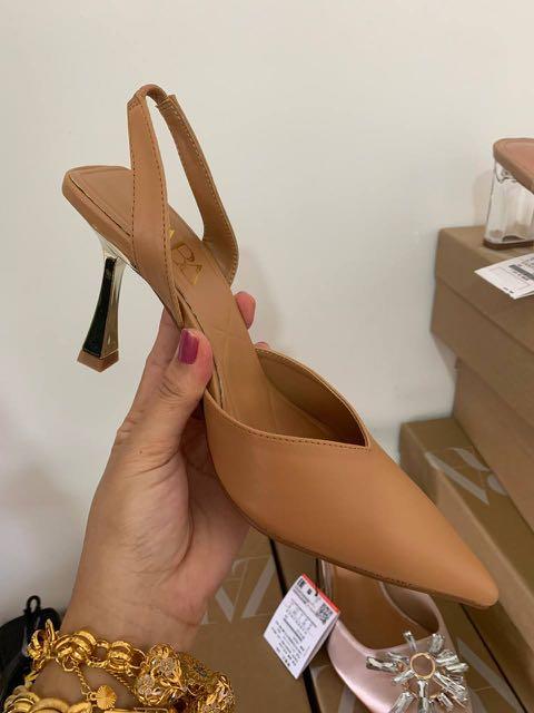 Zara shop tan heels