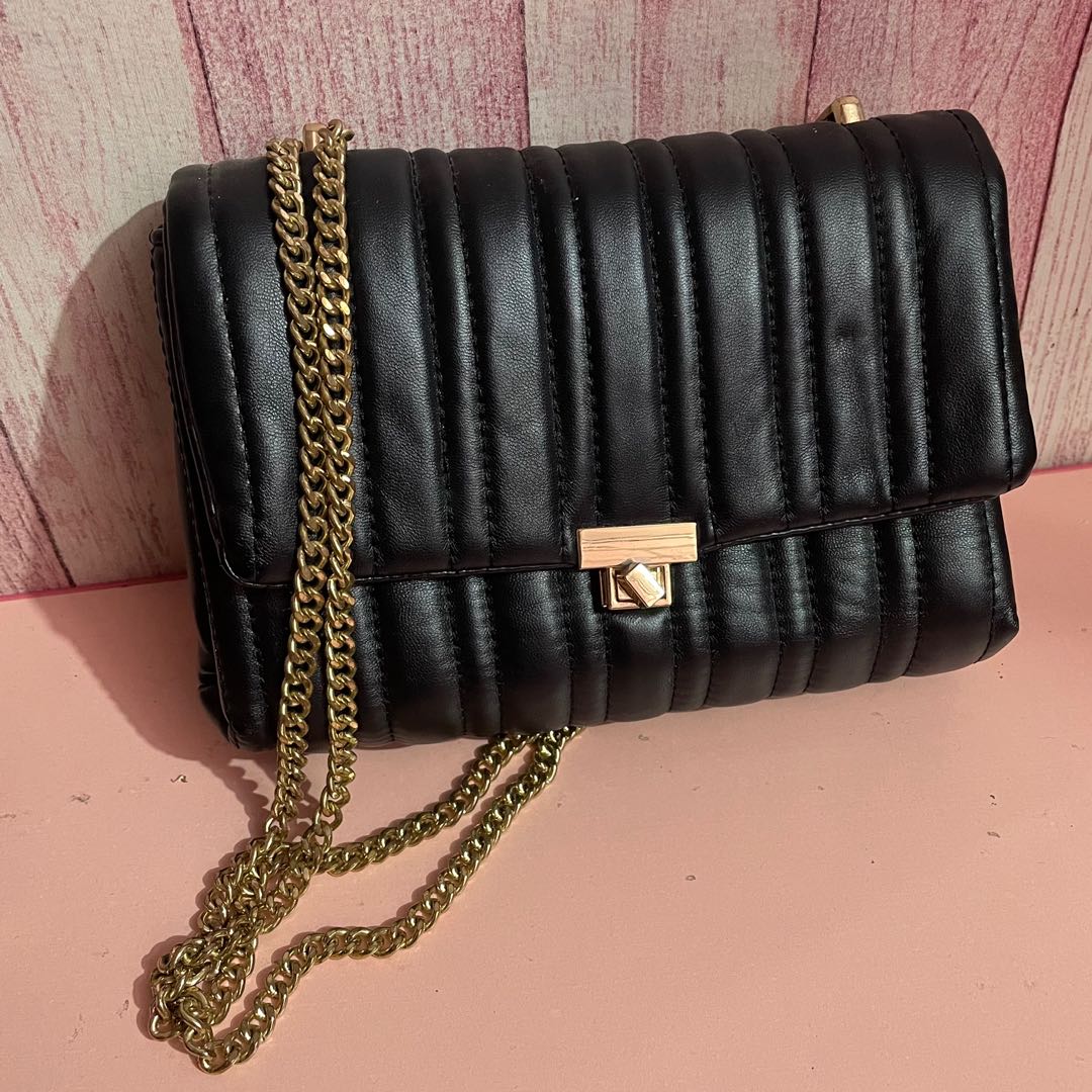 Zara Quilted Bag, Women's Fashion, Bags & Wallets, Shoulder Bags on