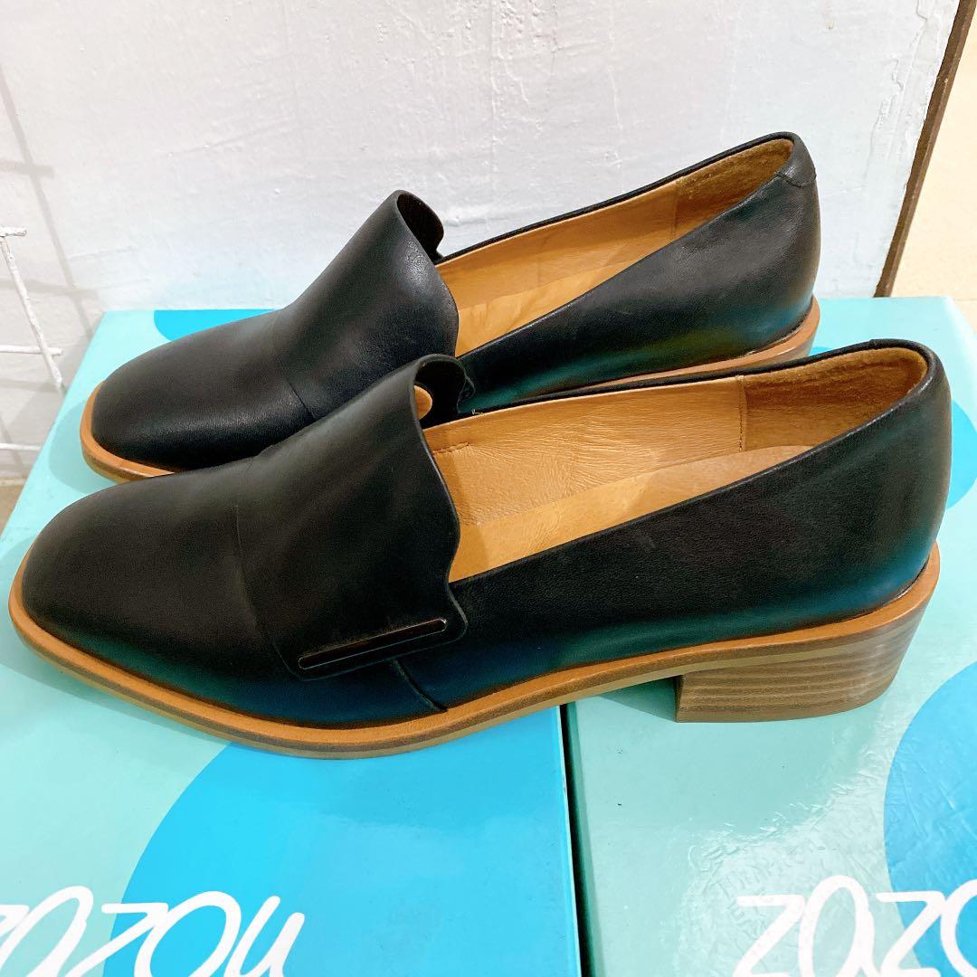 Zazou Leather Shoes, Women's Fashion, Footwear, Heels on Carousell