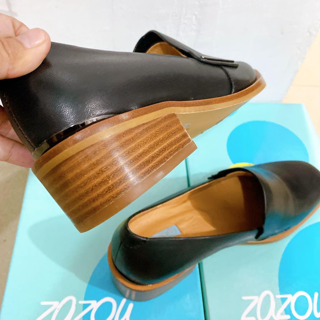 Zazou Leather Shoes, Women's Fashion, Footwear, Heels on Carousell