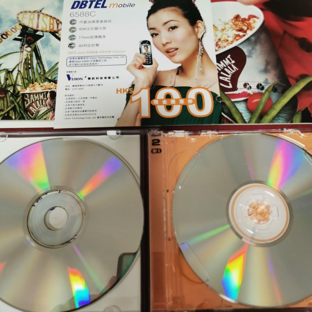 95％new 鄭秀文Sammi La La La 專輯CD+VCD (平裝第二版) / 2004年華納