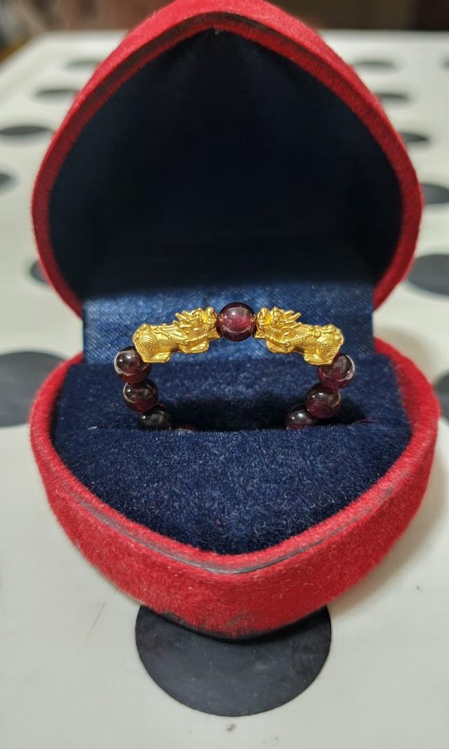 999 gold Pixiu ring, Women's Fashion, Jewelry Organisers, Rings