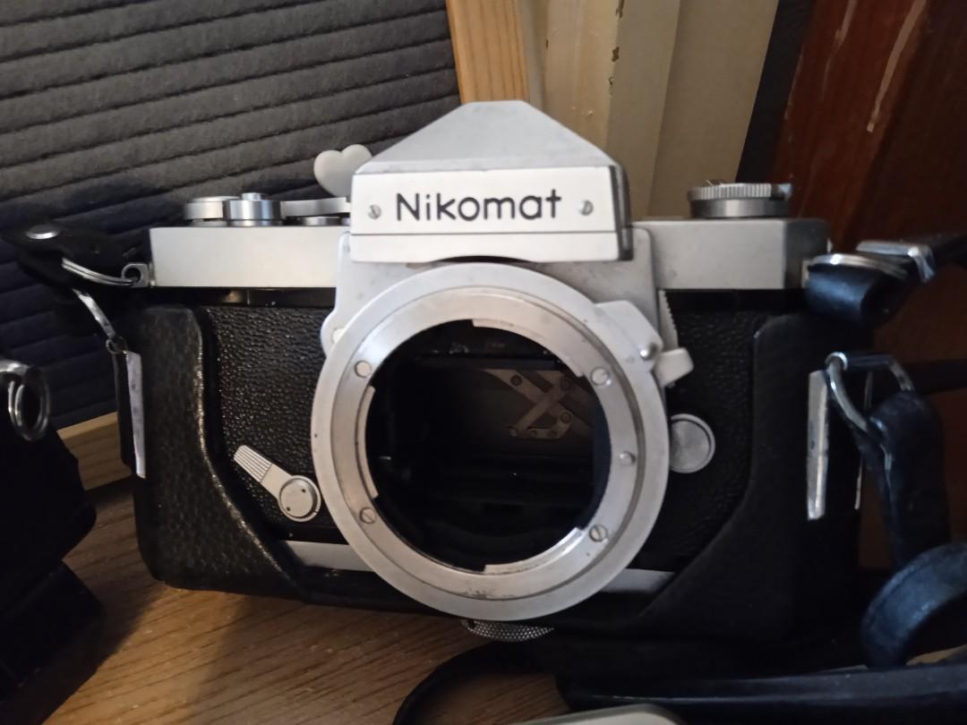 一口價、日本直送, Olympus om2,連電池快門底座！nikomat ftn,連原裝半