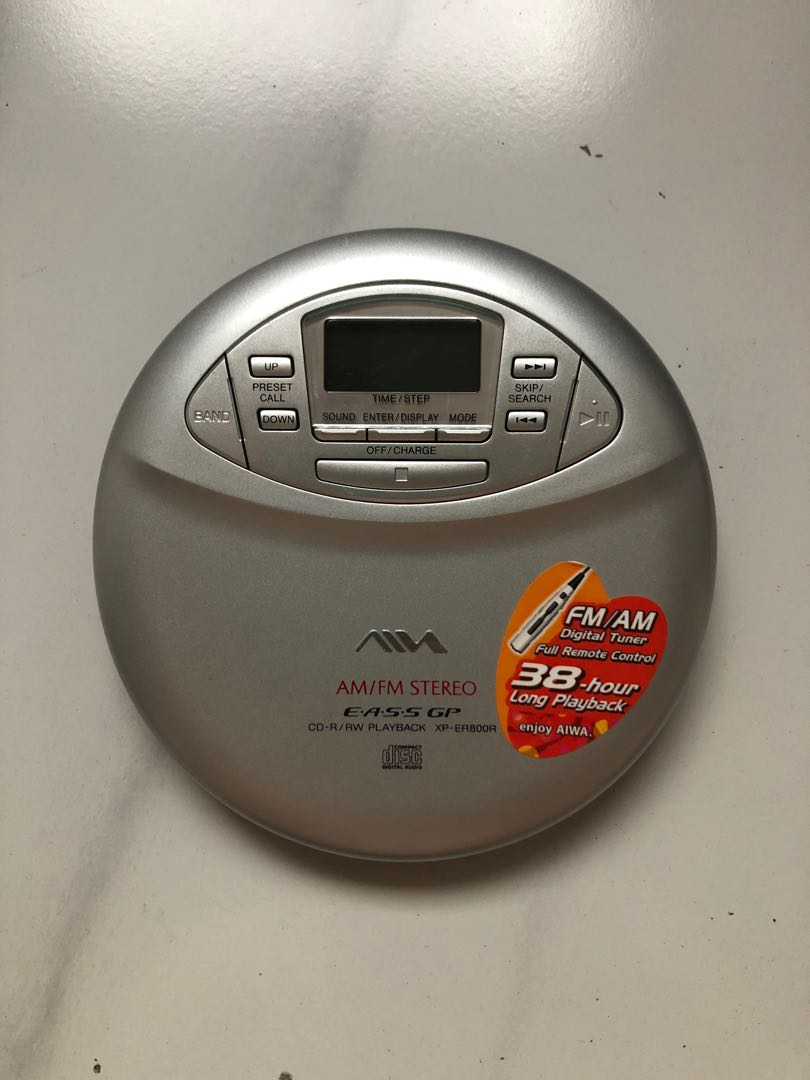 Aiwa Portable CD Player, Audio, Portable Music Players on Carousell