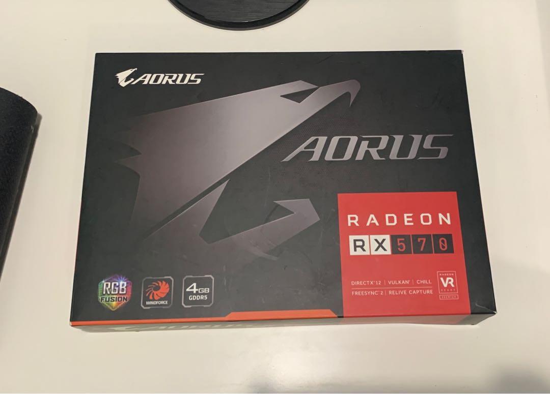 Aorus Radeon RX570 4GB Computers Tech Parts Accessories