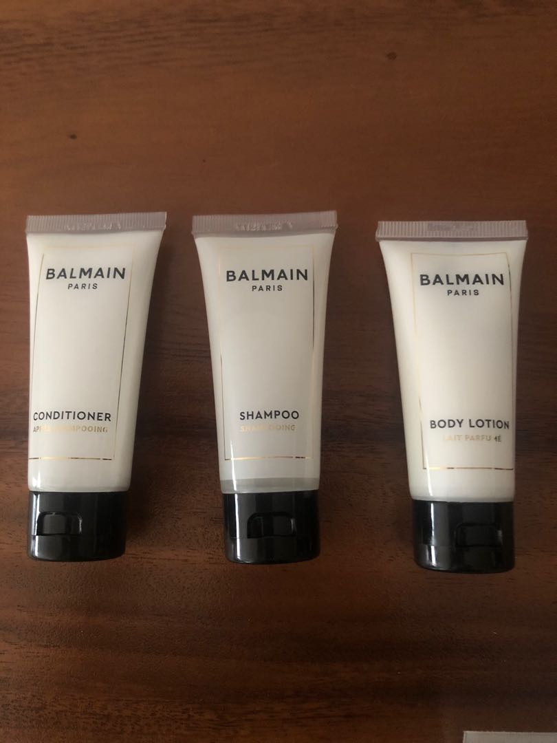 Balmain Shampoo + Conditioner + Lotion, Beauty & Personal Care, Bath & Body, Bath on Carousell