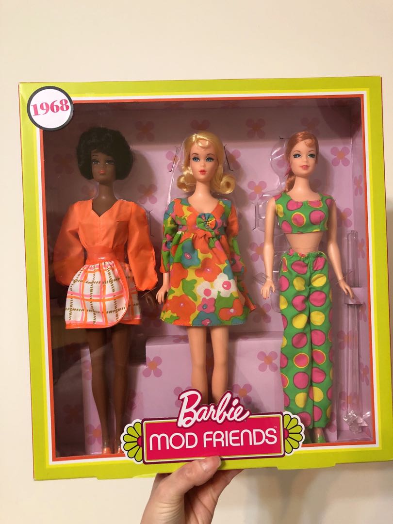 Barbie 1968 Mod Friends Barbie Stacey Christie Doll T Set 2018
