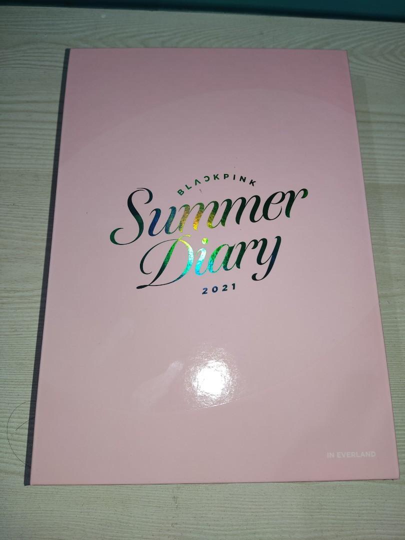 BLACKPINK SUMMER DIARY 2021 (Category: K-Wave Merchandise) located in Caloocan City. Submitted by levylevy (Listing ID 1159449487, Image 1). Description: UNSEALED BLACKPINK SUMMER DIARY 2021 COMPLETE INCLUSION.