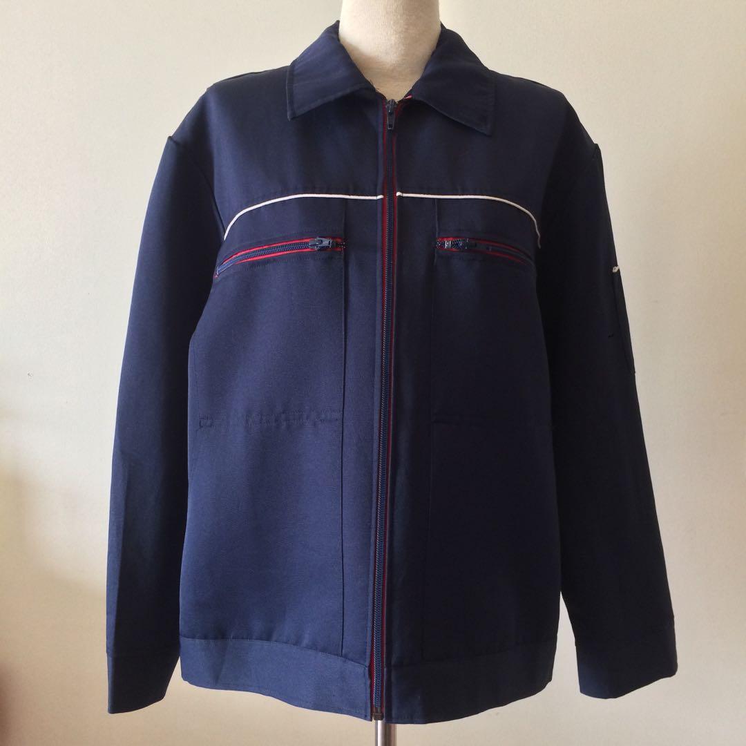 Blue Japanese Factory Worker Jacket