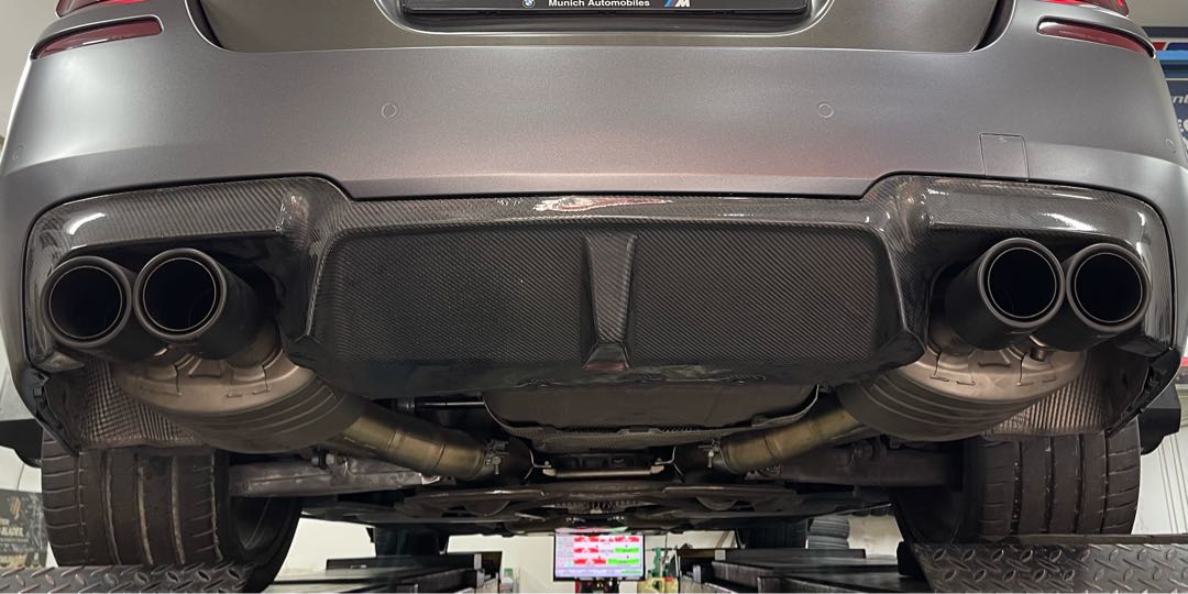 BMW M5 F10 Akrapovic LTA Approved Exhuast System, Car Accessories,  Accessories on Carousell