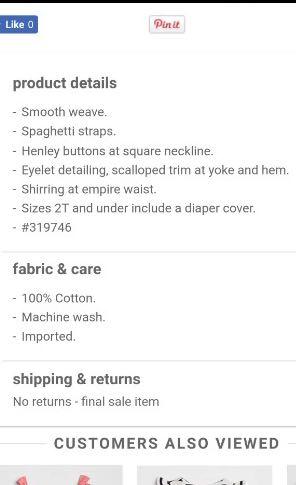 Gap final sale discount items