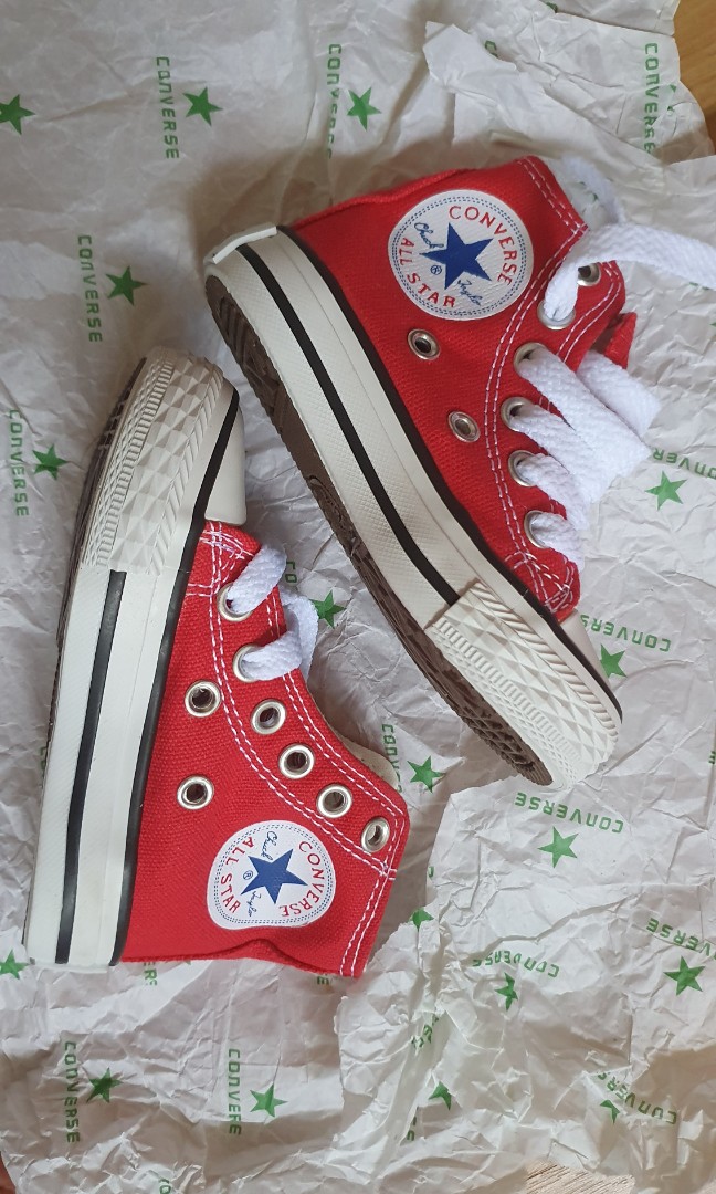 BN Converse high cut shoes, Babies \u0026 Kids, Babies \u0026 Kids Fashion on  Carousell