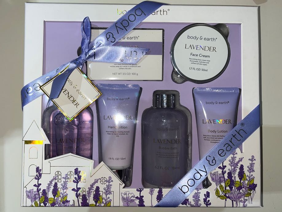 Body & Earth Lavender Gift Set, Beauty & Personal Care, Bath & Body