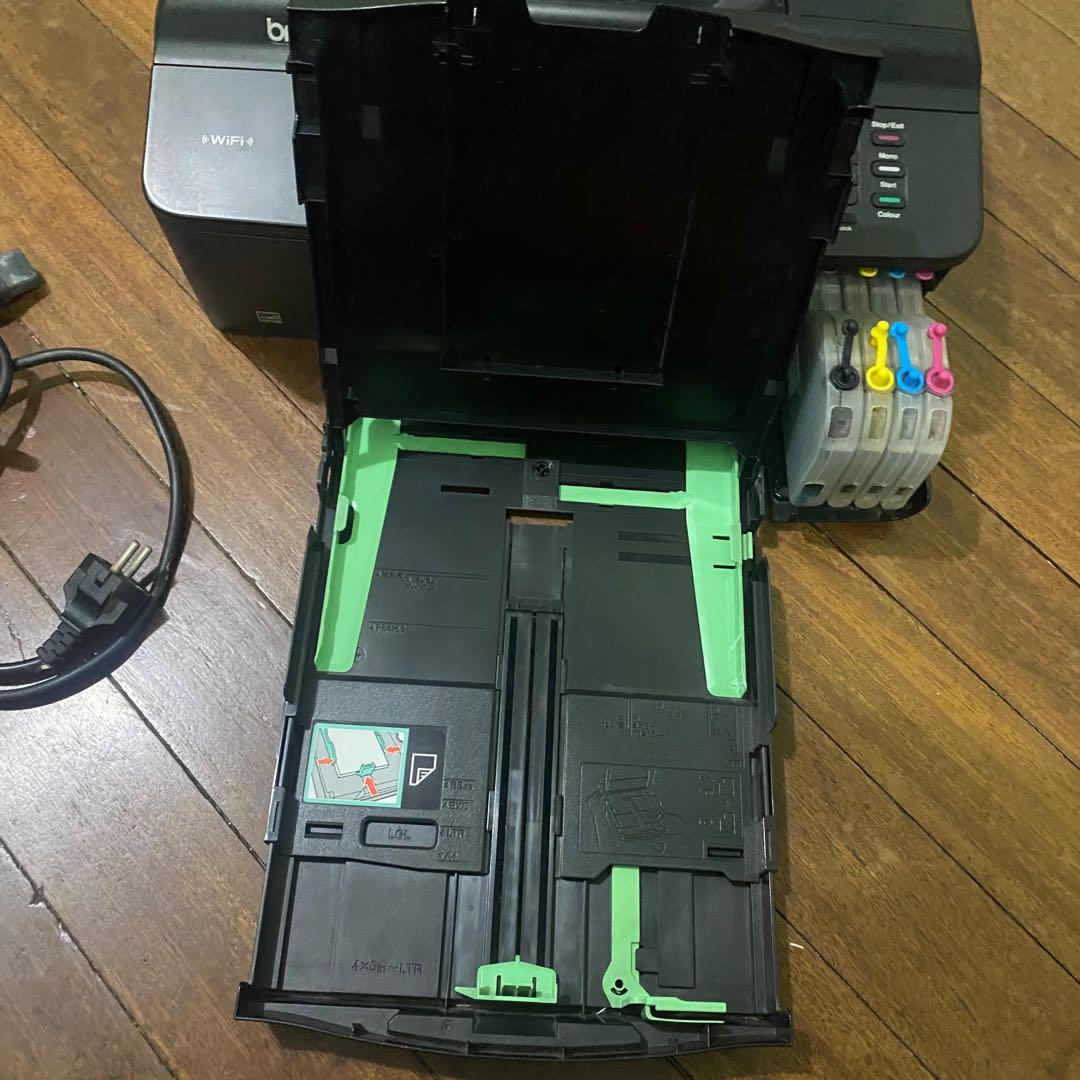 Brother MFC j430w Printer Scanner Copy Fax Wifi with flaws, Computers