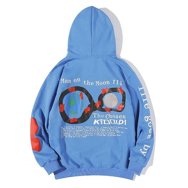 Kid cudi man on the moon hoodie best sale