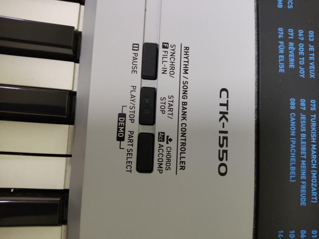 CASIO CTK 1550 Hobbies Toys Music Media Musical